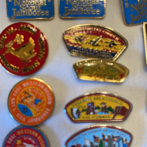 1989 Boy Scout National Jamboree pins. 37 in total with duplicates. All backs. - Picture 4 of 9